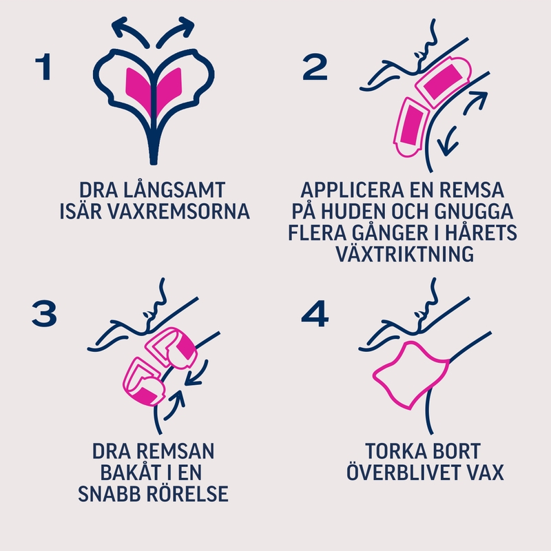 Veet Pure Wax Strips Bikini & Armhåla Känslig Hud 16 st 1